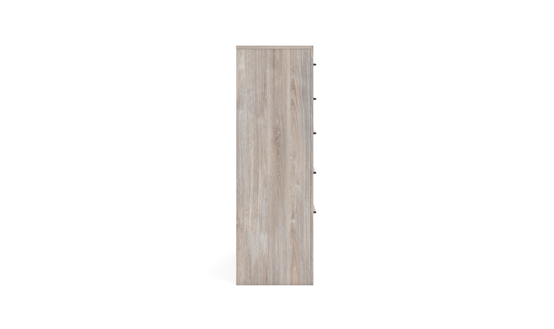 Modern Heritage Broachmyn Five Drawer Wooden Chest in Two-Tone Finish