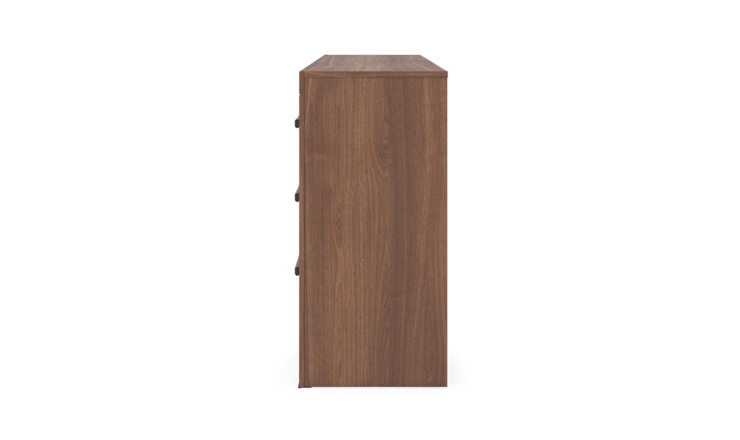 Modern Heritage Broachmyn Six Drawer Wooden Dresser in Two-tone Finish