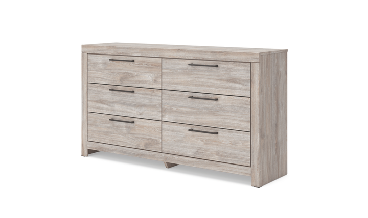 Modern Heritage Broachmyn Six Drawer Wooden Dresser in Two-tone Finish