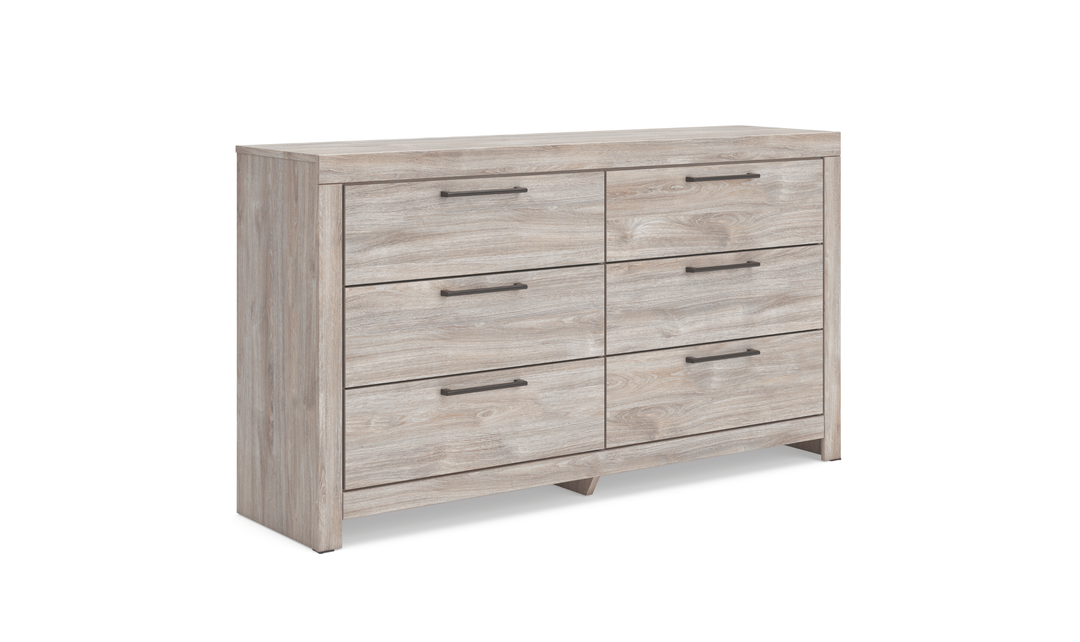 Modern Heritage Broachmyn Six Drawer Wooden Dresser in Two-tone Finish