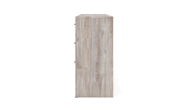 Modern Heritage Broachmyn Six Drawer Wooden Dresser in Two-tone Finish