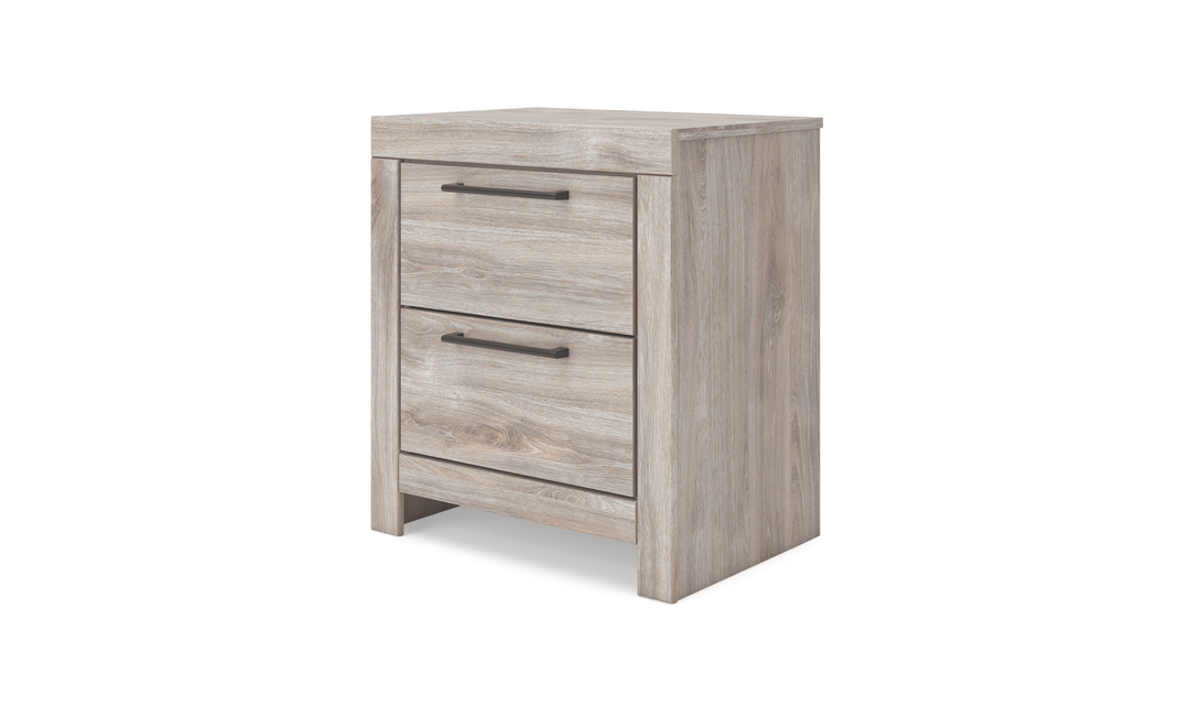 Modern Heritage Broachmyn Two Drawer Nightstand - Jennifer Furniture