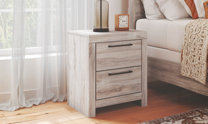 Modern Heritage Broachmyn Two Drawer Nightstand - Jennifer Furniture