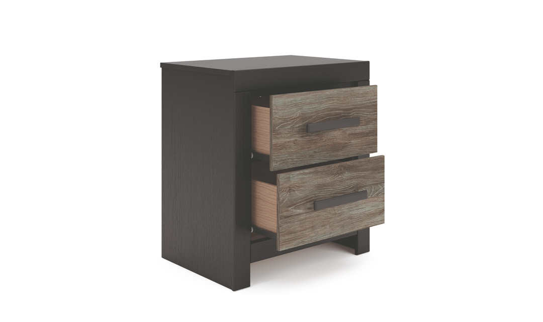 Modern Heritage Broachmyn Two Drawer Nightstand - Jennifer Furniture