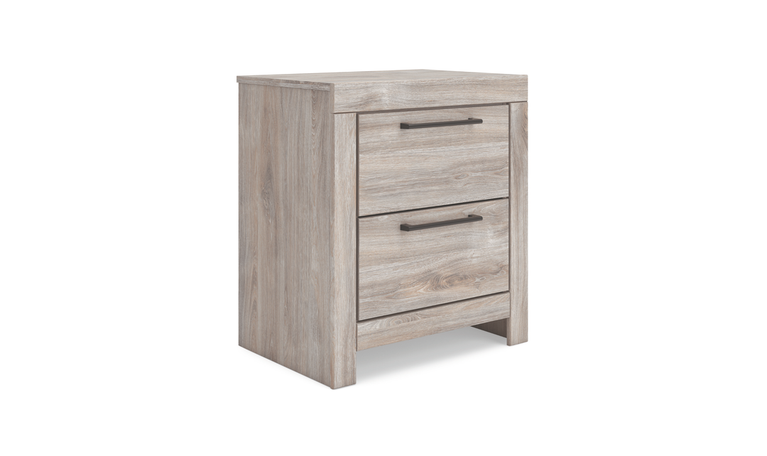 Modern Heritage Broachmyn Two Drawer Nightstand - Jennifer Furniture