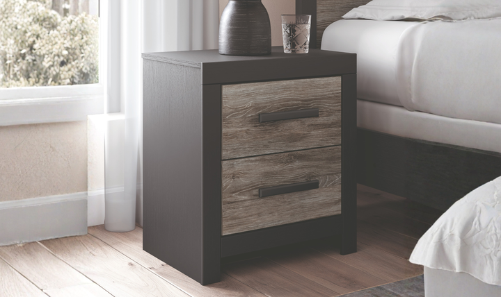 Modern Heritage Broachmyn Two Drawer Nightstand - Jennifer Furniture