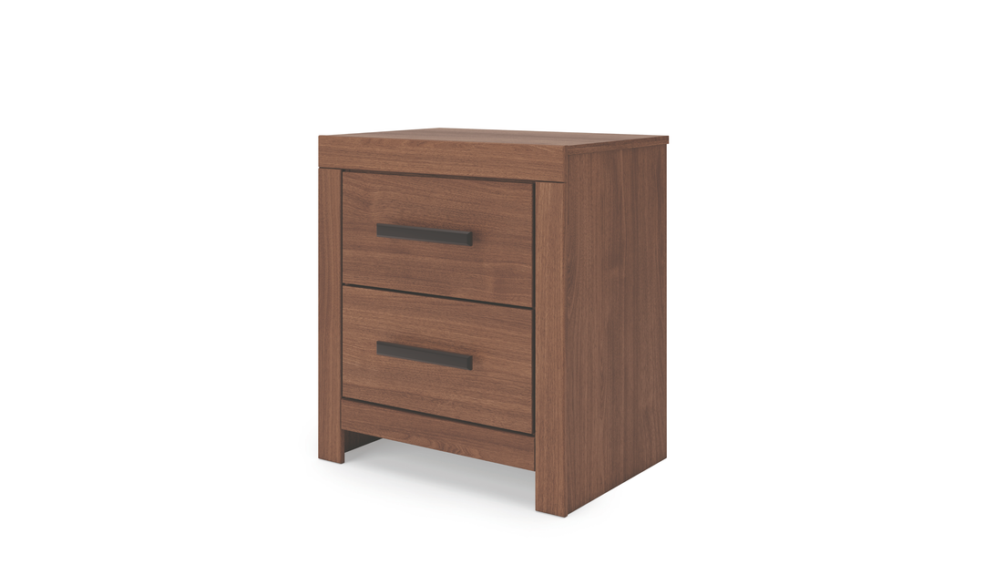 Modern Heritage Broachmyn Two Drawer Nightstand - Jennifer Furniture