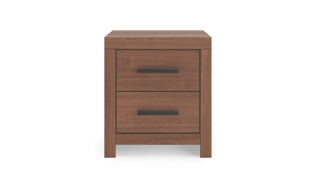 Modern Heritage Broachmyn Two Drawer Nightstand - Jennifer Furniture