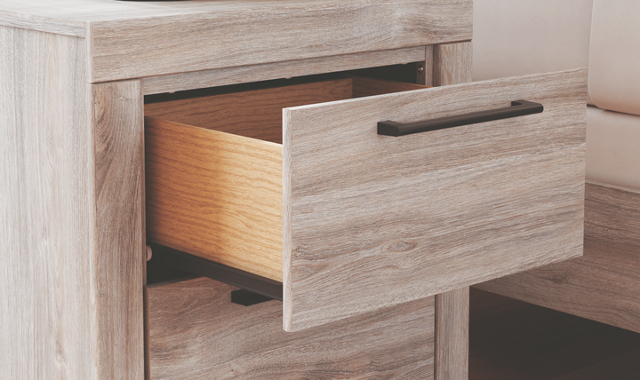 Modern Heritage Broachmyn Two Drawer Nightstand - Jennifer Furniture