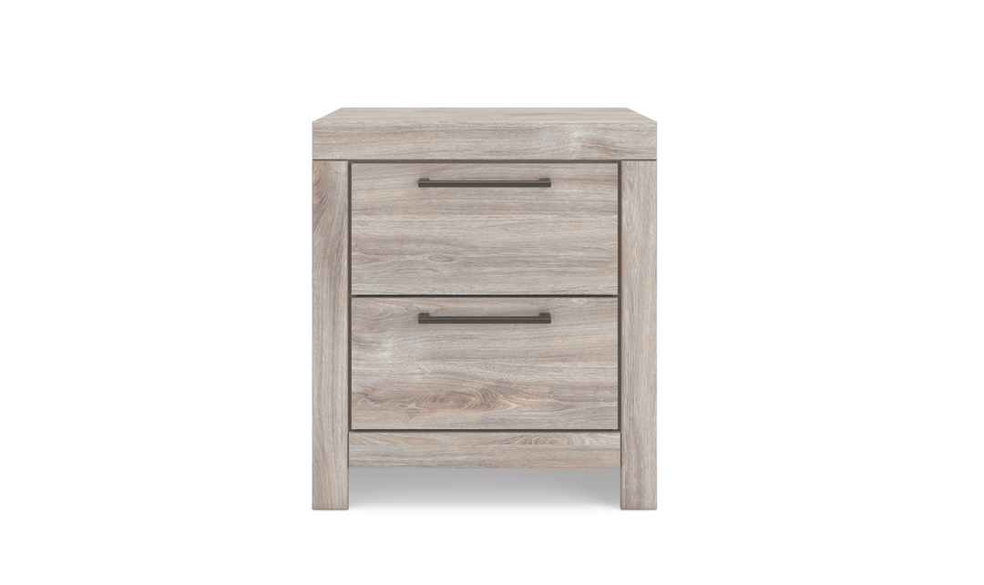 Modern Heritage Broachmyn Two Drawer Nightstand - Jennifer Furniture