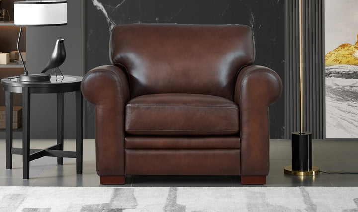 Brookfield Leather Sofa Collection Chair-Jenniferfurniture