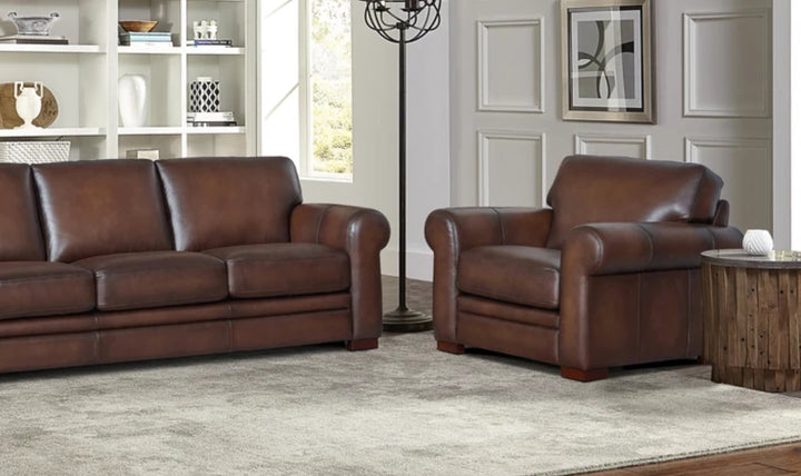 Brookfield Leather Sofa Collection Chair-Jenniferfurniture