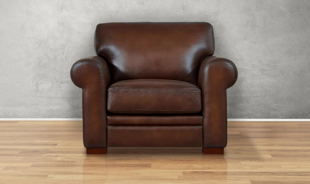 Brookfield Leather Sofa Collection Chair-Jenniferfurniture