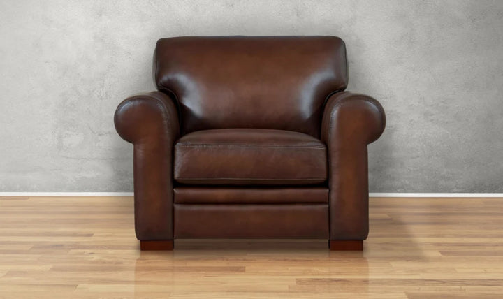 Brookfield Leather Sofa Collection Chair-Jenniferfurniture