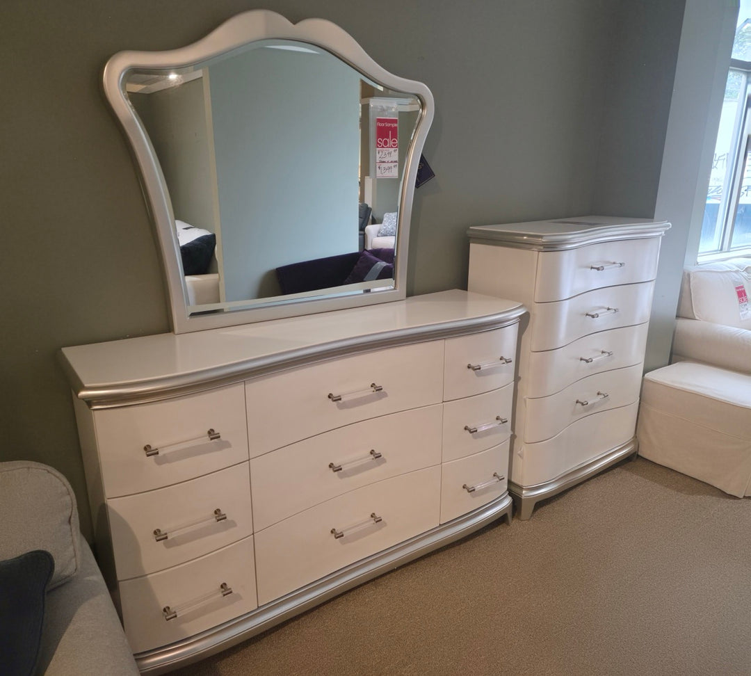 Cosmos Dresser, Mirror, & Chest