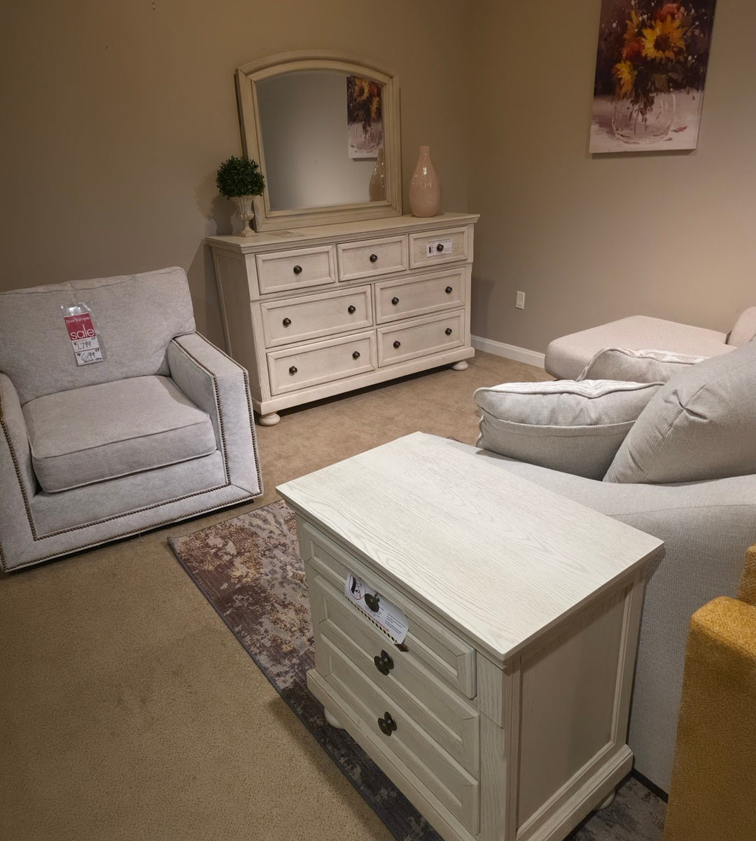 Home Elegance Dresser, Mirror, & Nightstand
