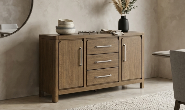 Modern Heritage Cabalynn Dining Room Wooden Server - Jennifer Furniture