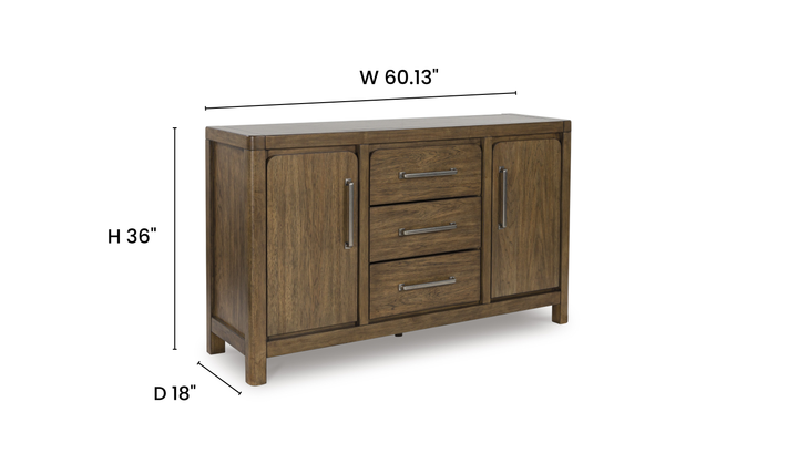 Modern Heritage Cabalynn Dining Room Wooden Server - Jennifer Furniture