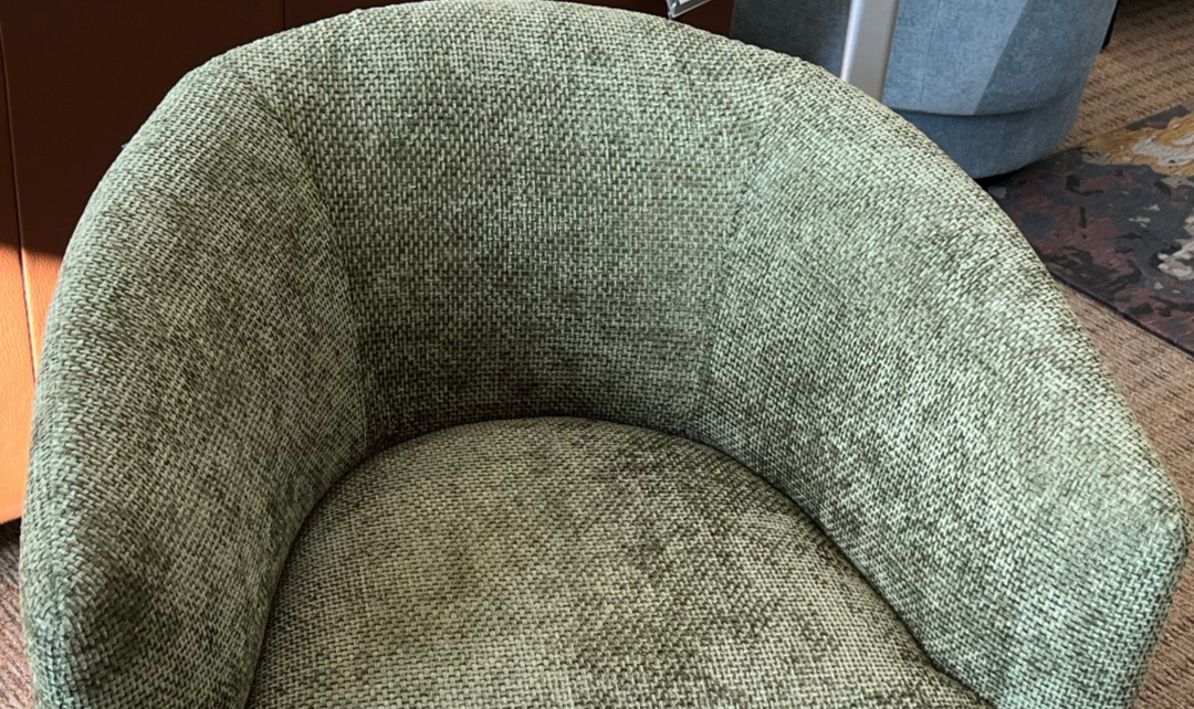 Calia Italia Pirouette Fabric Swivel Chair - Jennifer Furniture
