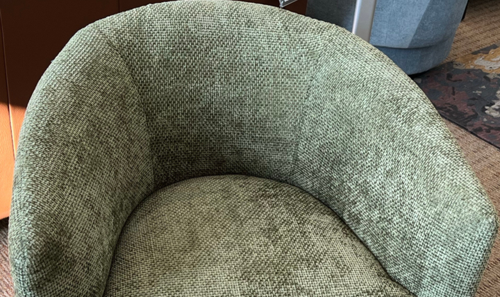 Calia Italia Pirouette Fabric Swivel Chair - Jennifer Furniture