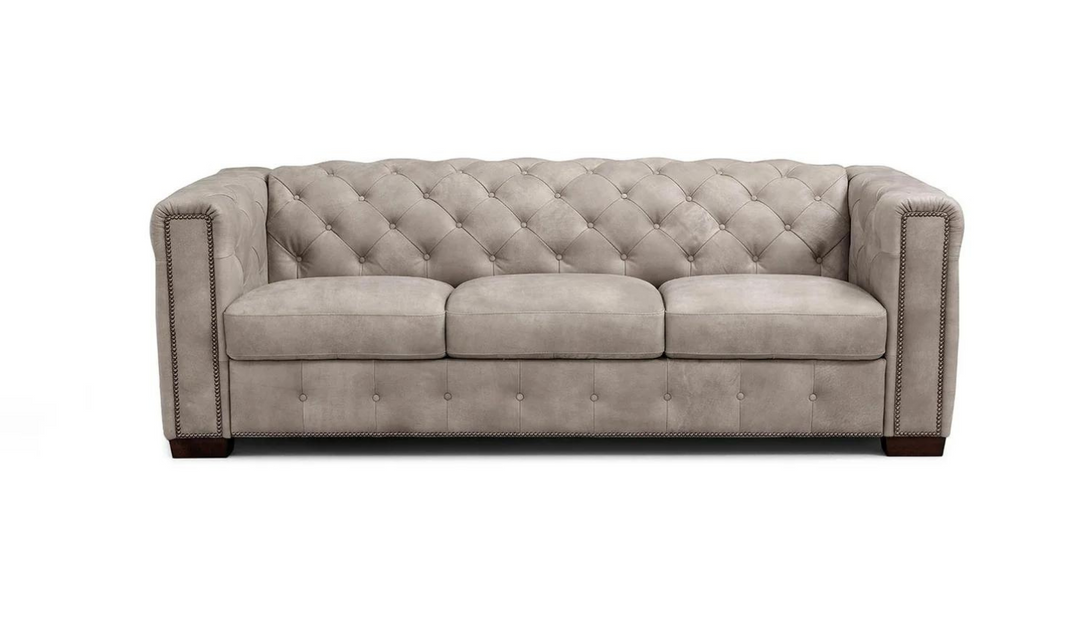 Callas Italian Leather Queen Sleeper Sofa - Luxury Overnight Collection