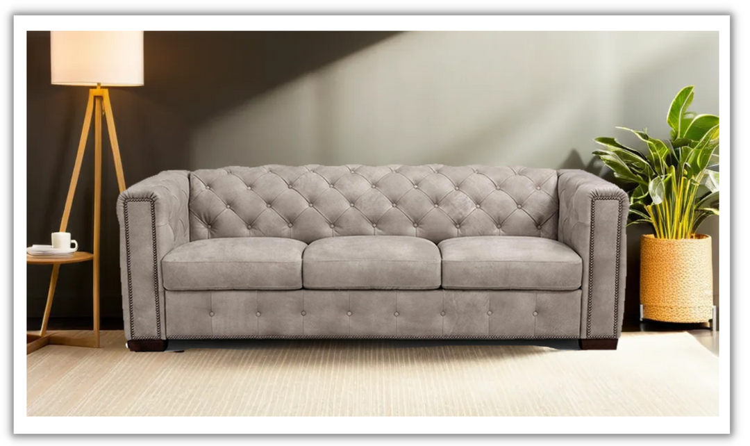 Callas Italian Leather Queen Sleeper Sofa - Luxury Overnight Collection