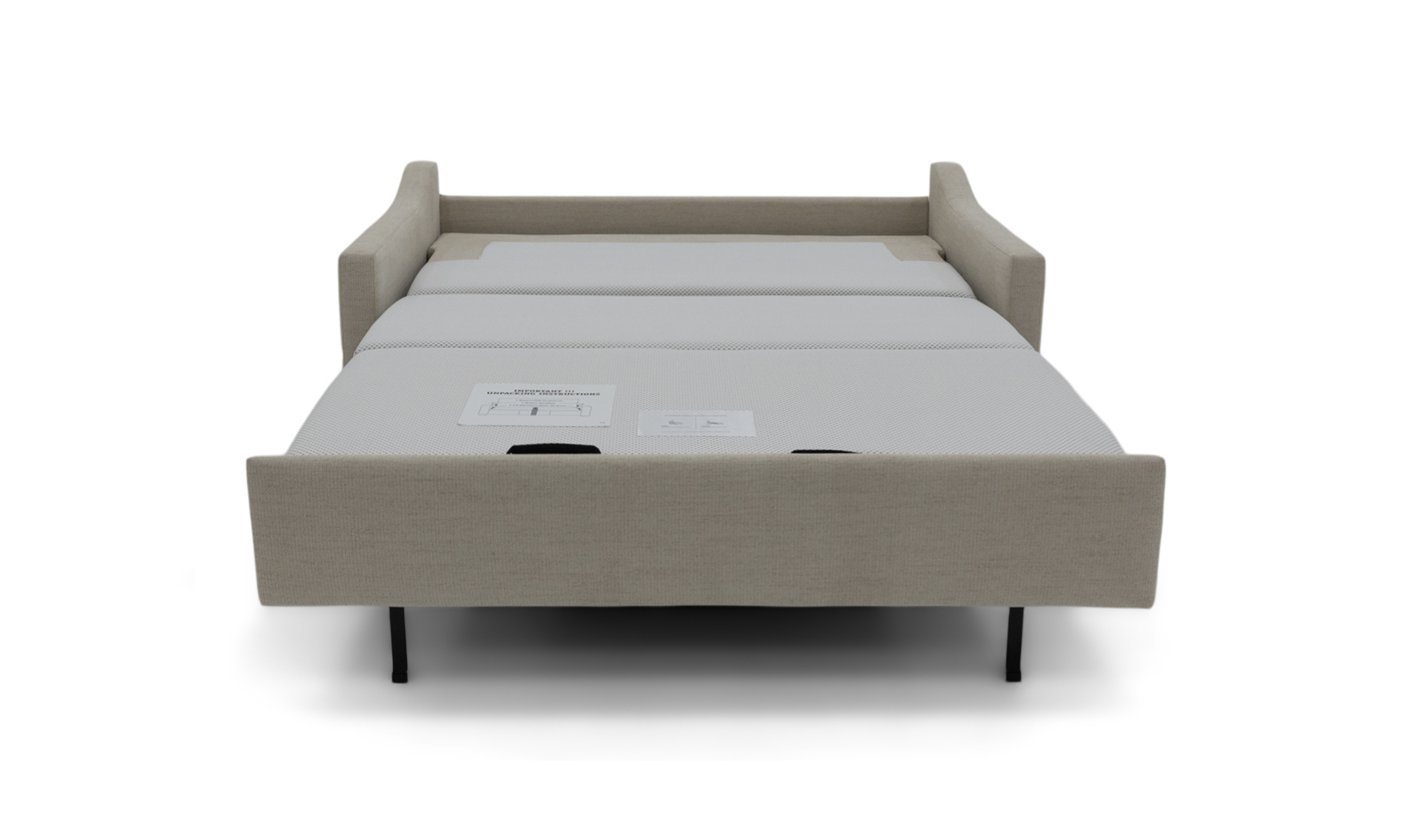 Klaussner Calloway Fabric Sleeper Sofa With High-Resiliency Foam-Jennifer Furniture