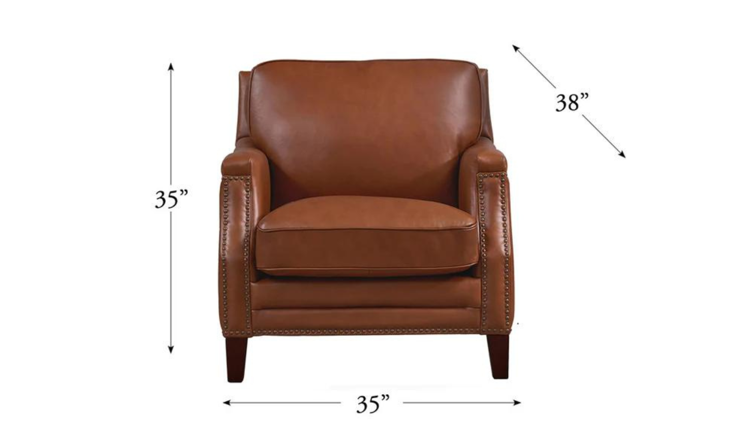 Hydeline Camano Leather Living Room Set 