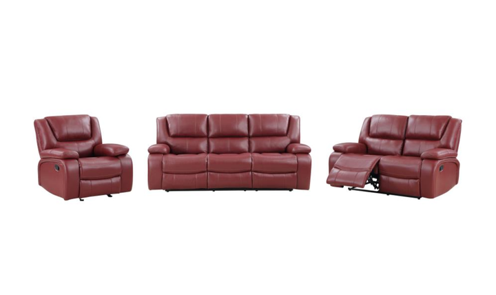 Modern Heritage Camila Leather 3-piece Motion Living Room Set - Jennifer Furniture