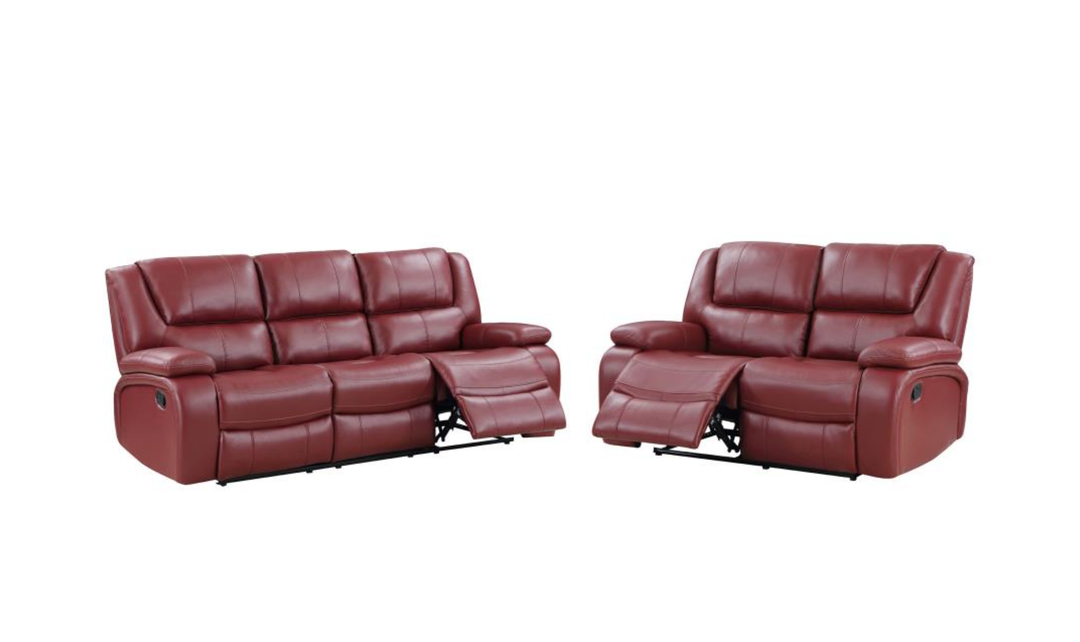Modern Heritage Camila Leather 3-piece Motion Living Room Set - Jennifer Furniture