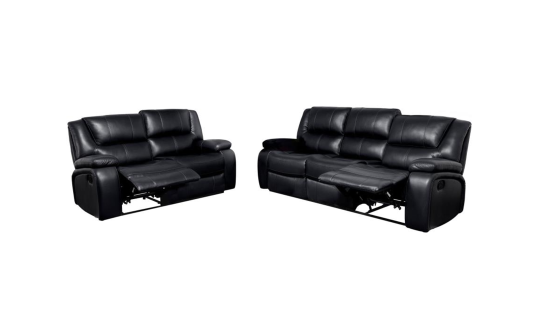Modern Heritage Camila Leather 3-piece Motion Living Room Set - Jennifer Furniture