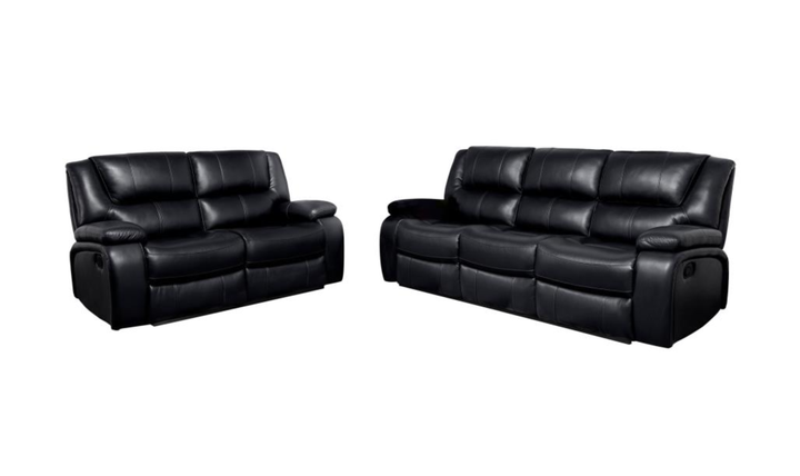 Modern Heritage Camila Leather 3-piece Motion Living Room Set - Jennifer Furniture