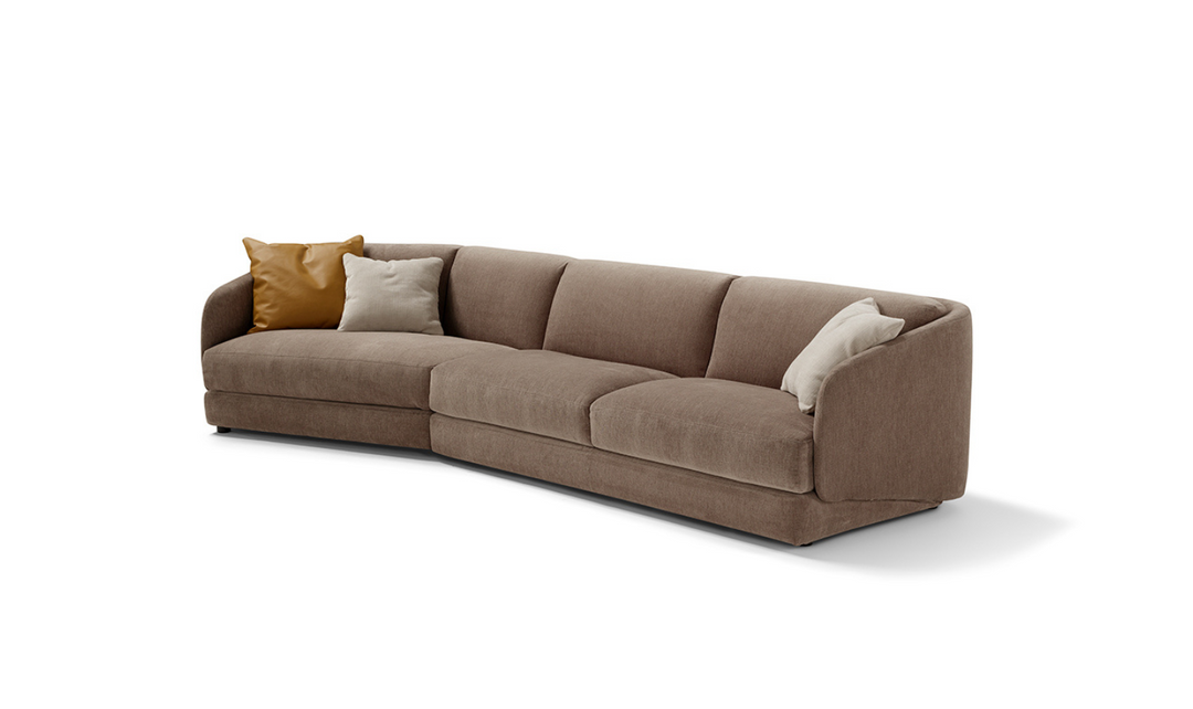 Canto Curve Sleeper Sectional Sofa Chaise