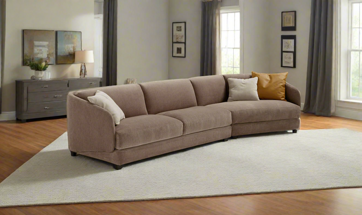 Canto Curve Sleeper Sectional Sofa Chaise