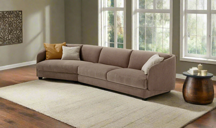 Canto Curve Sleeper Sectional Sofa Chaise