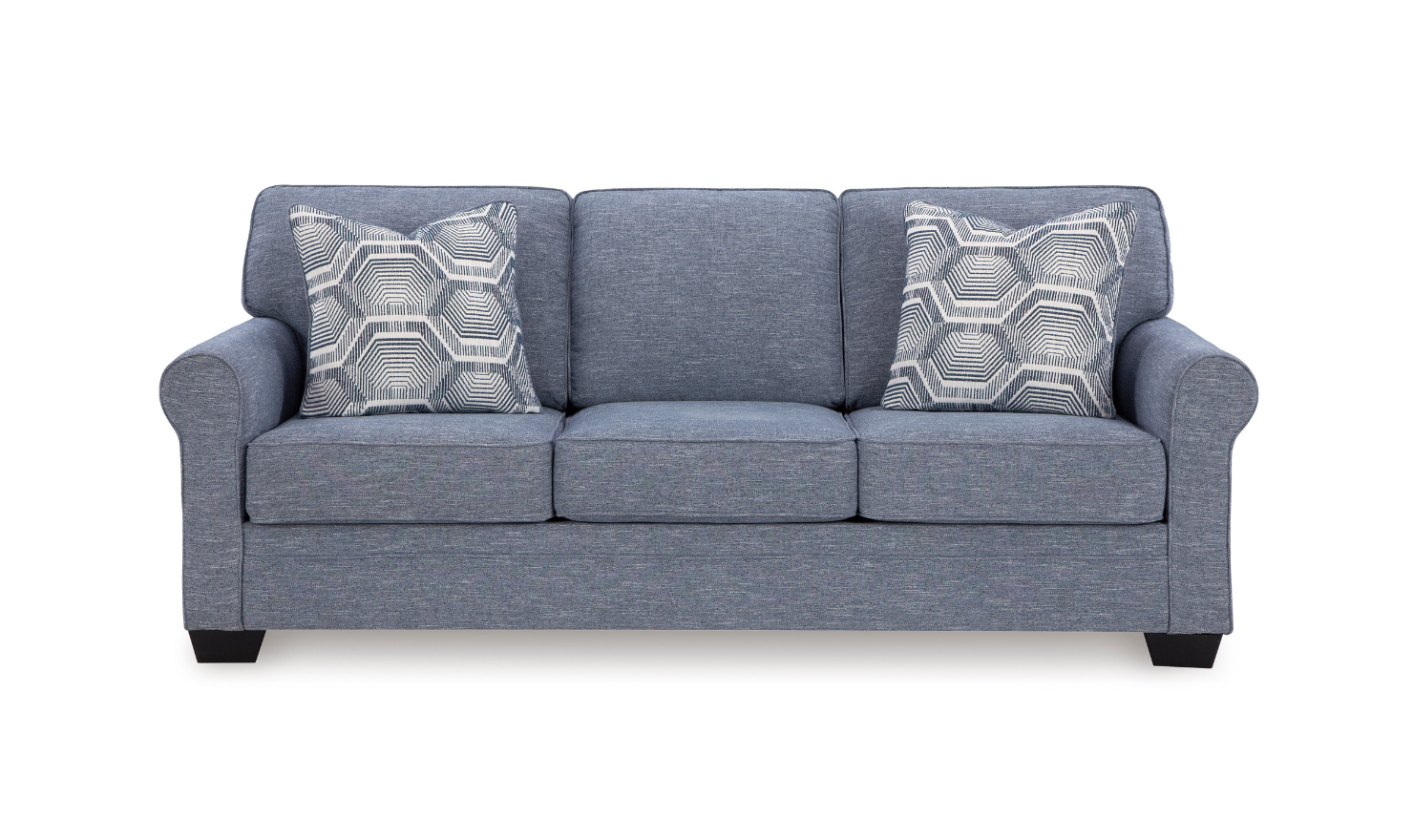 Carissa Manor 3 Seater Pull Out Queen Sofa Sleeper With Memory Foam Mattresses-jennifer furniture