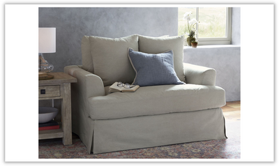 Carlton Chair Removable Slipcover in Fabric