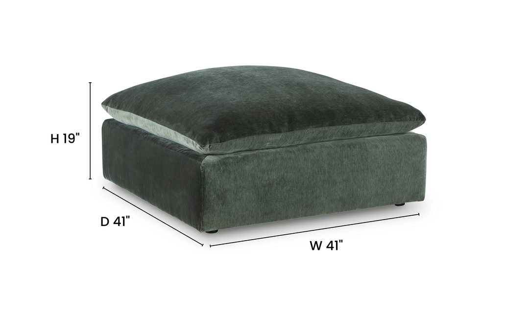 Modern Heritage Carriage View Oversized Accent Ottoman - Jennifer Furniture
