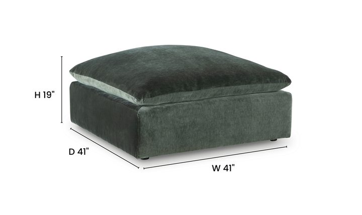 Modern Heritage Carriage View Oversized Accent Ottoman - Jennifer Furniture