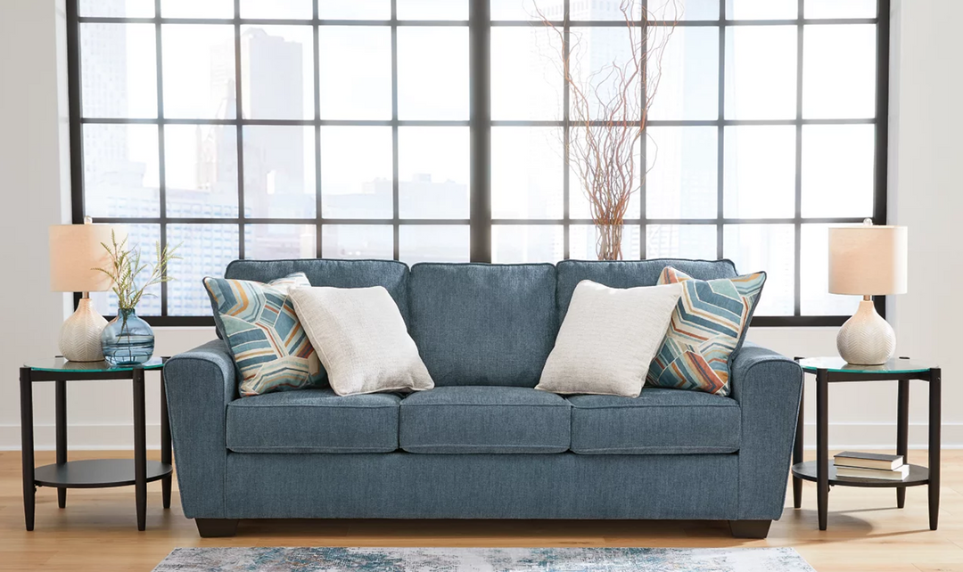 Modern Heritage Cashton Queen Fabric Sofa Sleeper with Memory Foam Mattress