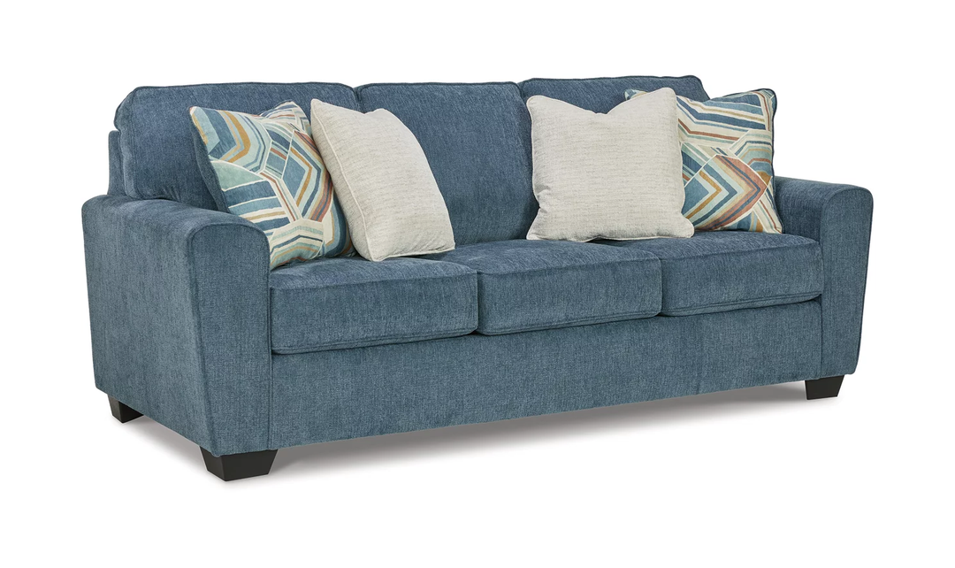 Cashton Queen Fabric Sofa Sleeper with Memory Foam Mattress