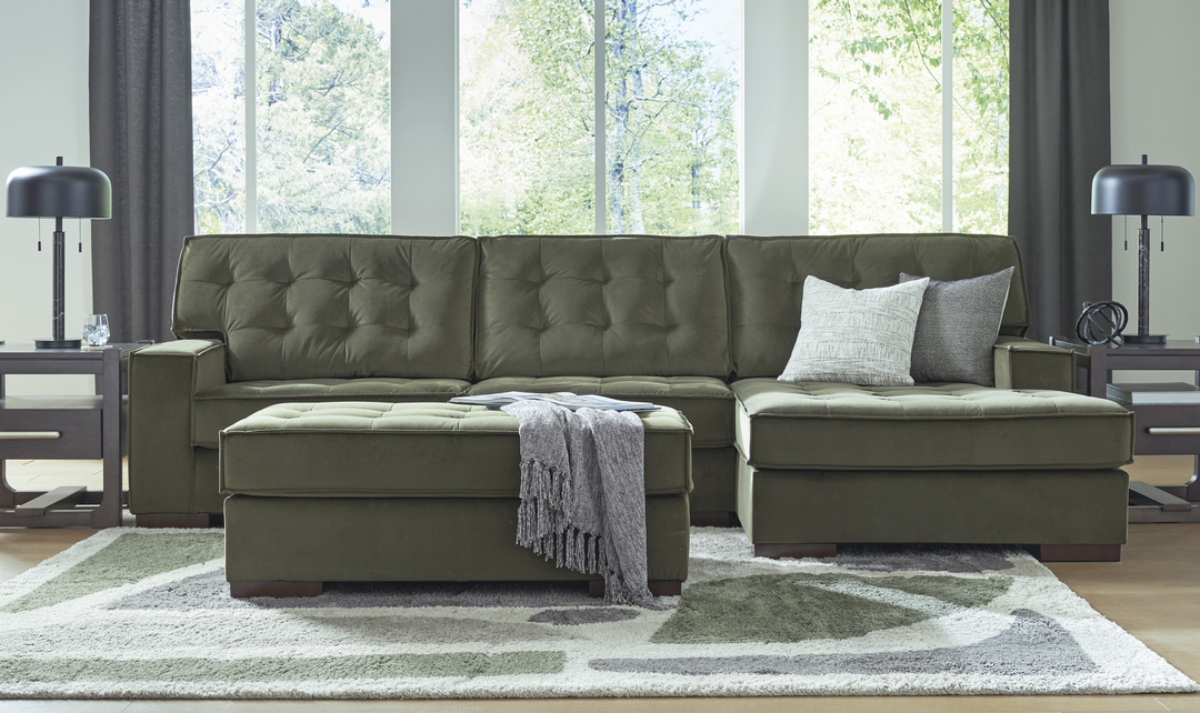 Modern Heritage Caspian-Town 2-Piece Sectional with Chaise
