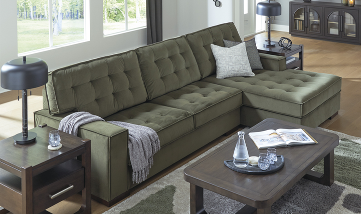Modern Heritage Caspian-Town 2-Piece Sectional with Chaise