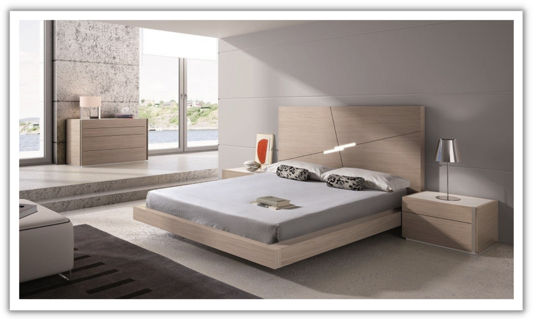 Cayden Premium Brown Wooden Rectangular Bedroom Set