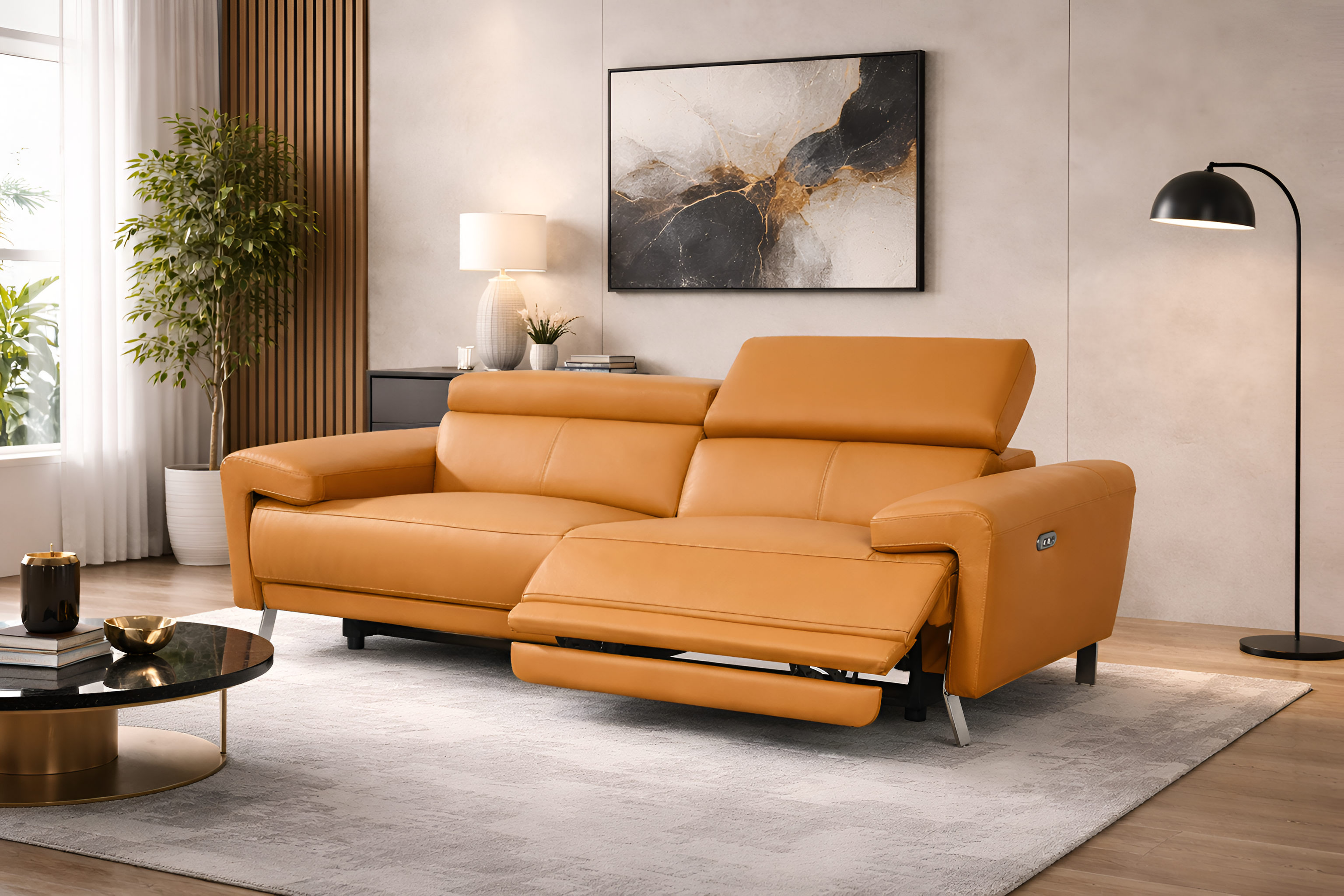 Klaussner Aurella Leather 2-piece Living Room Set