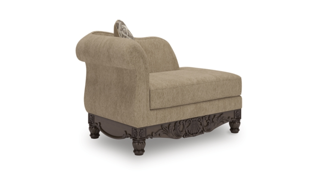 Modern Heritage Chelsworth Golden Fabric Chaise