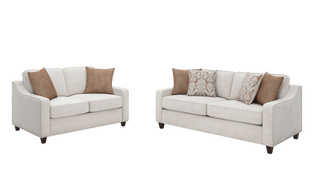 Christine Stationary Fabric Living Room Set -Jenifer Furniture