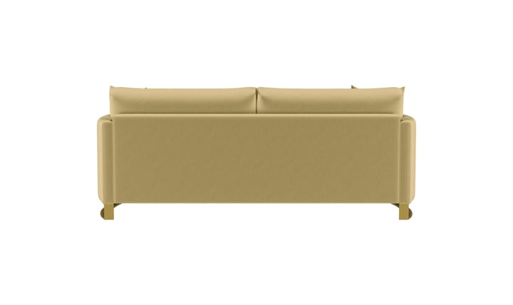 Coaster Corliss 3-Seater Fabric Sofa Recessed Arms in Beige-Jenniferfurniture