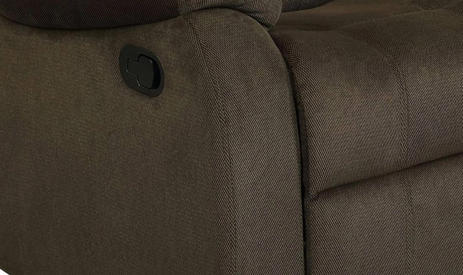 Coaster Furniture Rodman Tufted Back Motion Loveseat in Brown