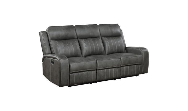 Coaster Raelynn Upholstered Track Arm Motion Sofa